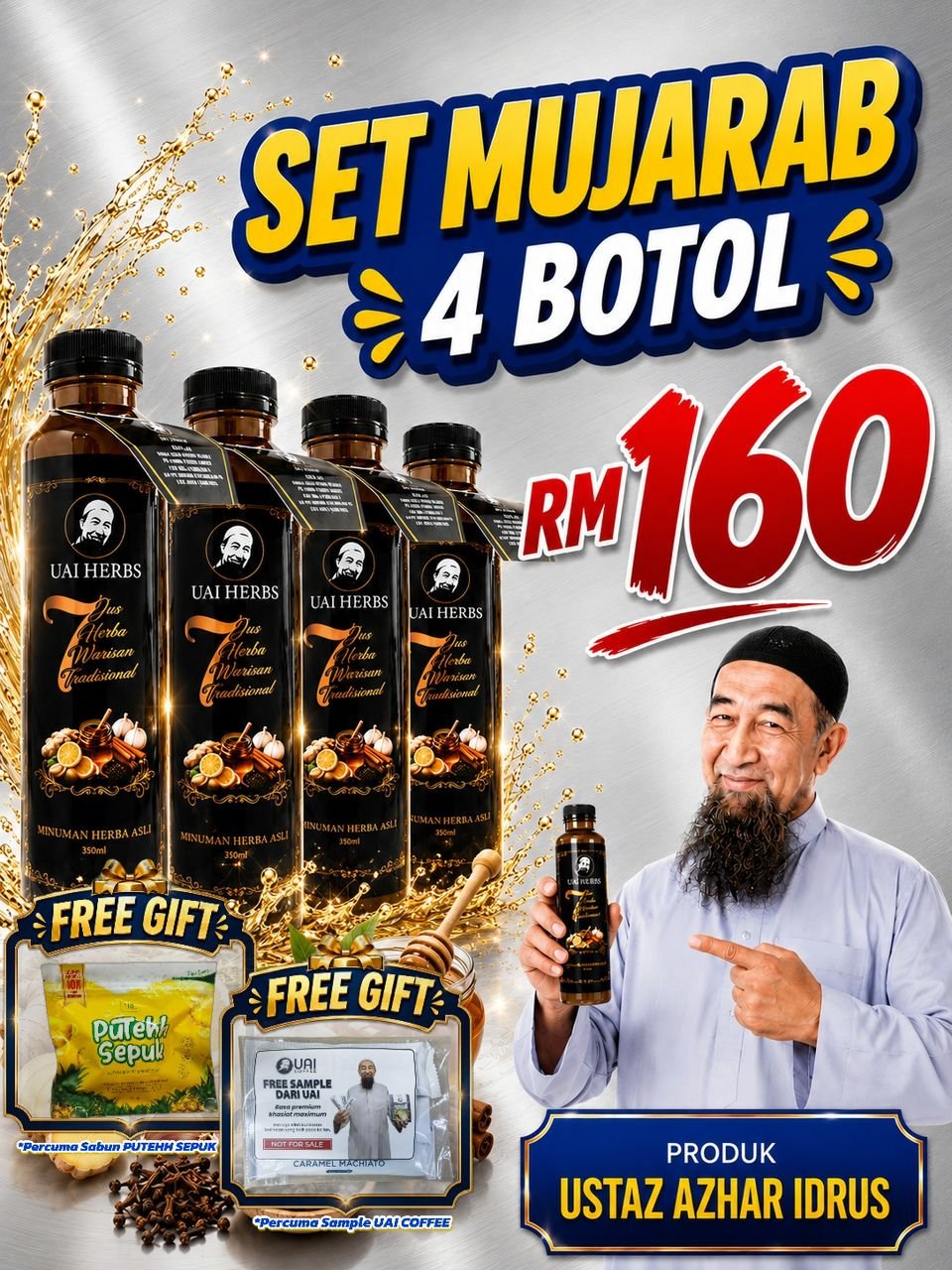 Pakej 4 Botol